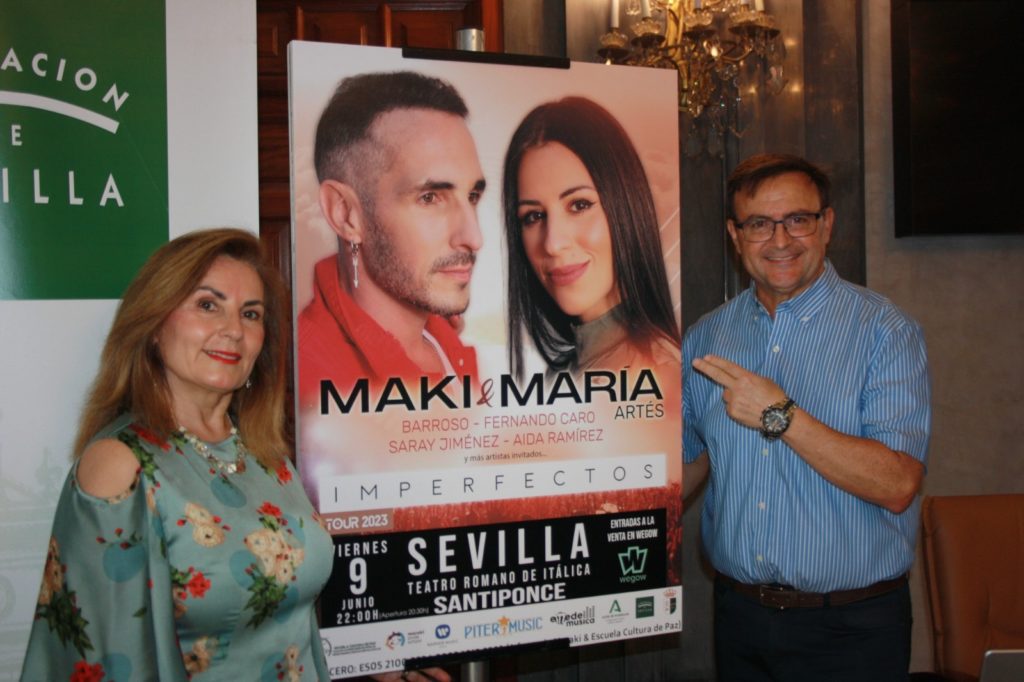 Concierto de Maki y María Artés en Itálica el 9 de junio a las 22 horas